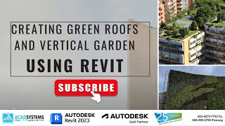 Green Roof and Vertical Garden using Autodesk Revit [upl. by Fern]