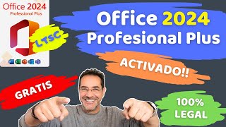 INSTALAR OFFICE 2024 Profesional Plus LTSC ✅ Gratis y 100 Legal ✅ [upl. by Marela]