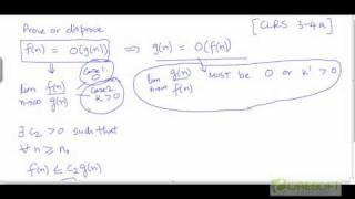 Problem Asymptotic notation properties 1 [upl. by Delmor]