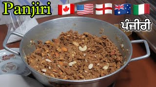 Panjiri  ਪੰਜੀਰੀ step by step how to make Panjiri  Punjabi style panjiri [upl. by Kila]