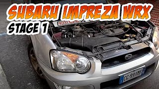 Subaru Impreza Wrx  kit aspirazione diretta Kn  elaborazione stage 1  sound aspirazione [upl. by Nawuj]