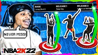 NEW BEST JUMPSHOT FOR EVERY ARCHETYPE  NON STOP GREENLIGHTS😳 NBA 2K22 [upl. by Procora]