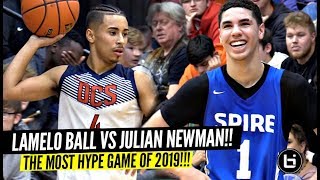 LaMelo Ball vs Julian Newman The Most HYPED Game Of The Year SHT GOT WILD [upl. by Gregory]