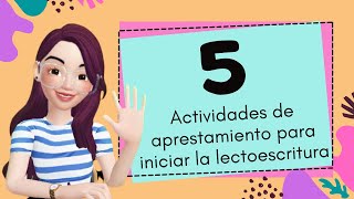 5 ACTIVIDADES de APRESTAMIENTO ✍🏻 para PREESCOLAR [upl. by Joyce]