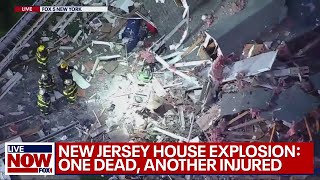 New Jersey house explodes with at least one dead  LiveNOW from FOX [upl. by Emia]