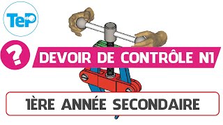 Devoir de contrôle N1 1ère année secondaire [upl. by Asiralc715]