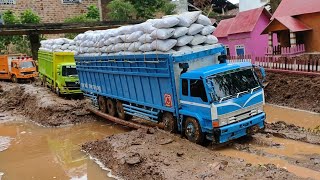 KIRIM PUPUK SUBSIDI KE DESA TERPENCIL🔥🔥 2 YUNIT RC TRUK FUSO TRIBALL vs RC HINO 500 TRINTON ofroad [upl. by Oirelav]