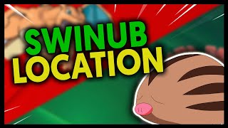 WHERE TO FIND SWINUB ON POKEMON FIRE RED AND LEAF GREEN [upl. by Ateekram501]