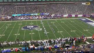 Giants return kickoff in preseason opener under new rules [upl. by Ahtrim368]