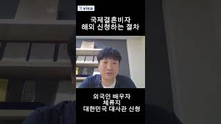 1분국제결혼비자 국제결혼비자F6 기본 진행 절차 [upl. by Anwahsiek61]