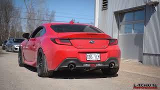 LACHUTE PERFORMANCE CATBACK  BRZ  GR86 VERSION SPORT [upl. by Saiasi429]