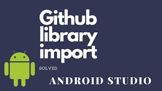 library dependency not working android studio  How to import Github library in Android [upl. by Dercy]