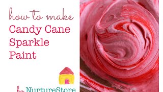 Candy cane puffy paint recipe [upl. by Sibby]