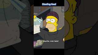 Homer Simpson stealing food Season 34 Episode 20 shorts funny simpsons [upl. by Karolyn]