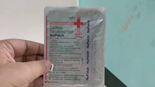 Nupatch diclofenac pain killer patch in Hindi [upl. by Guido359]