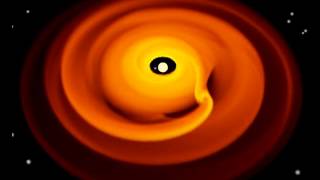 Protoplanetary Disk Simulation FARGO3D amp Blender [upl. by Anaeli]