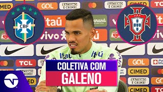 BRASIL X PORTUGAL GALENO COMENTOU PORQUE ESCOLHEU A SELEÇÃO BRASILEIRA ENTREVISTA COMPLETA [upl. by Sinegold]