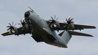 Airbus A400M Atlas ZM405 at Norwich Airport [upl. by Anitsim]