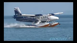 Clips of Seaplane Landing and Takeoff [upl. by Waldon]