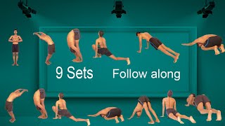 9 Sets of Suryanamaskaras [upl. by Aslehc66]