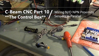 10 NPN Proximity Limit Sensors 10  CNC Control Box [upl. by Kcirdnekal]