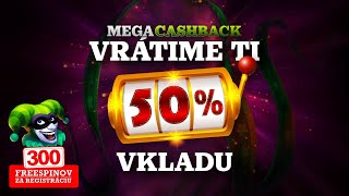 Dostaň späť až polovicu svojho vkladu MegaCashback 50 Najväčší cashback na Slovensku [upl. by Cranford613]