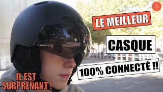 LE 1ER CASQUE 100 CONNECTÉ POUR TROTTINETTE ÉLECTRIQUE GYROROUE VÉLO  ALLCONNECT NOMADLED [upl. by Drais965]