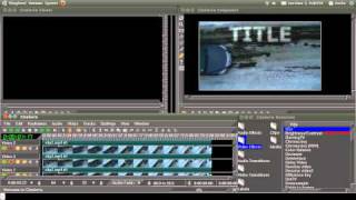 Cinelerra Tutorial Title Effects including animation amp 3D [upl. by Suoiluj]