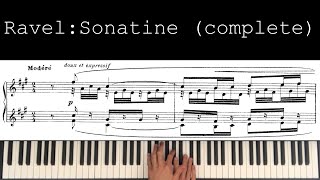 Ravel Sonatine quotRavel and neoclassicismquot performanceanalysis and commentary [upl. by Puto644]