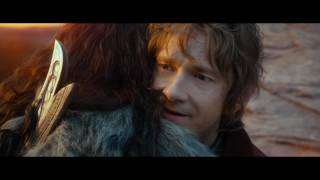 Thorin hugs Bilbo 1080 HDENG SUB  The Hobbit An Unexpected Journey [upl. by Ailaza290]