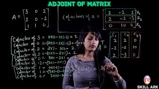 How to Find Adjoint of a Matrix  Learn to Find Adjoint Matrix 2x2 and 3x3 Matrix [upl. by Boarer]