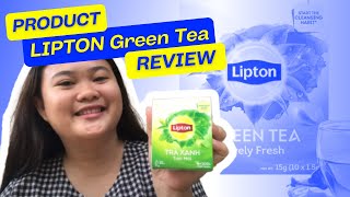 LIPTON Green Tea  Beverage Review  0374 [upl. by Aikyn]