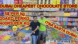 DUBAI CHOCOLATE MARKET  BEST CHEAPEST CHOCOLATE IN DUBAI [upl. by Lazaruk635]