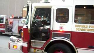 Buffalo Engines 1 2 and Ladder 2  Chief [upl. by Enehs]