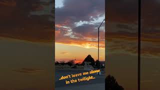 holbrook arizona sunset route66 dusk twilight western sky southwest beauty dusk skyscape [upl. by Fonseca]