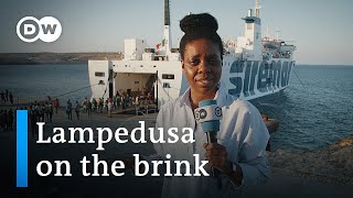 How is Italy coping with the sudden influx of migrants on Lampedusa  DW News [upl. by Adnahsam]