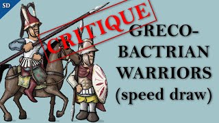 Greco Bactrian Warriors speed draw [upl. by Adyeren67]