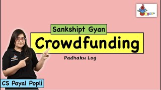 What is CROWDFUNDING  Meaning of Crowdfunding  Crowdfunding in Hindi  Crowdfunding in India [upl. by Nahshu141]