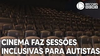 Cinema faz sessões inclusivas para autistas [upl. by Asirrom]