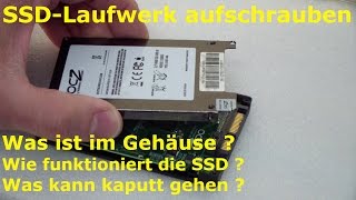 SSD in Einzelteile zerlegen  Überraschung  was ist eingebaut [upl. by Ardnoik]