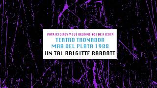 Un tal Brigitte Bardot  Teatro Tronador de Mar del Plata 1988  Los Redondos  consola [upl. by Anhaj]