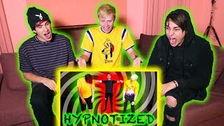 REACTING TO OUR HYPNOSIS Real or Fake  Sam Golbach [upl. by Vinna337]