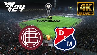 EA FC 24  Lanús vs DIM  Copa Sudamericana  Cuartos Ida 4K60 [upl. by Tasha339]