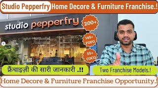 Pepperfry Home Decore amp Furniture Franchise Opportunity  Best Franchise Business in India youtube [upl. by Eniledgam]