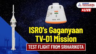 LIVE ISROs Gaganyaan TVD1 Mission test flight from Sriharikota  Asianet Newsable [upl. by Yacov]