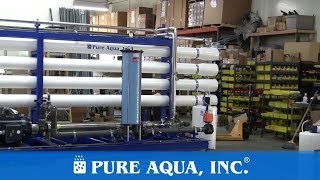 Seawater Reverse Osmosis System Mexico 112000GPD  wwwPureAquacom [upl. by Nnylodnewg186]