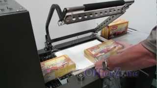 Model PP1519ECMC Shrinkwrap System by Truline [upl. by Ayikat221]