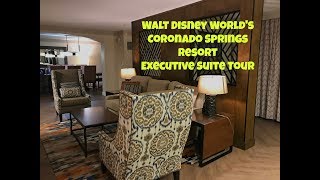 Disneys Coronado Springs Newly Renovated Executive Suite Room Tour [upl. by Kragh126]