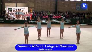 Carmona Final de Conjuntos Circuito Provincial de Gimnasia Ritmica Categoria Benjamín [upl. by Lerej]