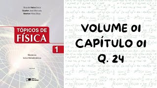 TÓPICOS DE FÍSICA VOLUME 01 CAPÍTULO 01 Q 24 [upl. by Alegnaed168]